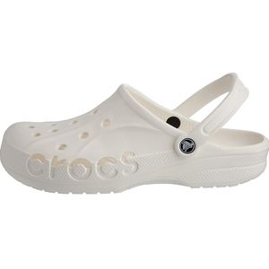 WHITE GRAPHIC CLOG CROCS